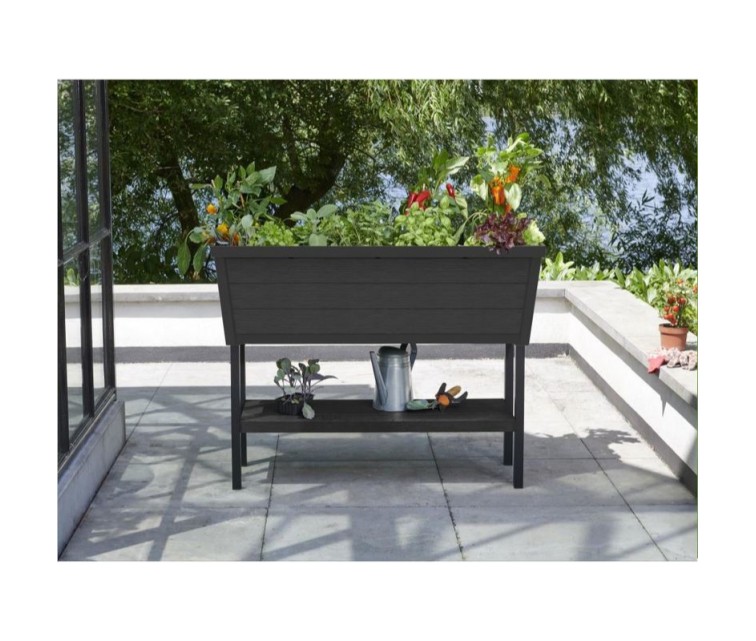 Горшок для цветов Alfresco Garden Bed 110L серый