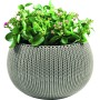 Flowerpot Cozy M With Hanging Set beige