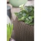 Puķu pods karināms Cozy M With Hanging Set brūns Puķu pods karināms Cozy M With Hanging Set brūns