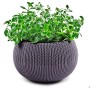 Flowerpot Cozy M With Hanging Set violet