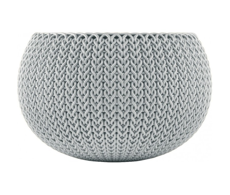 Flowerpot Cozy M With Hanging Set light grey