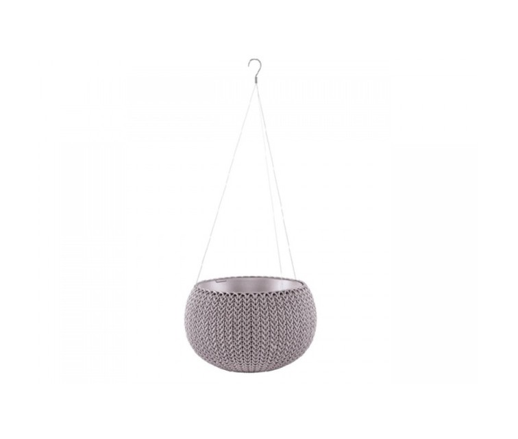 Puķu pods karināms Cozy S With Hanging Set violets