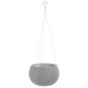 Puķu pods karināms Cozy S With Hanging Set gaiši pelēks Puķu pods karināms Cozy S With Hanging Set gaiši pelēks