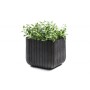 Flowerpot Cube Planter S grey