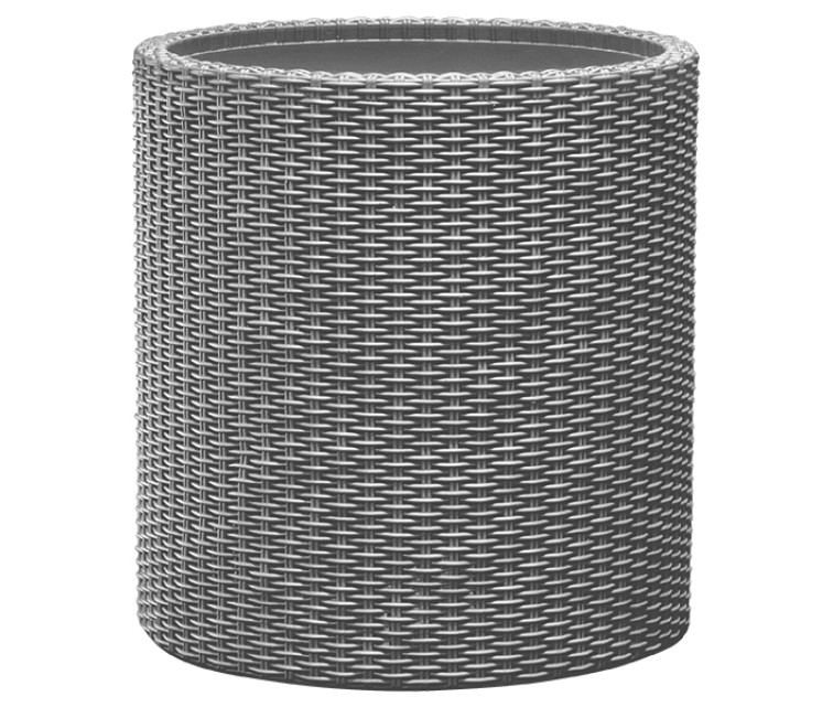 Flowerpot Large Cylinder Planter light grey