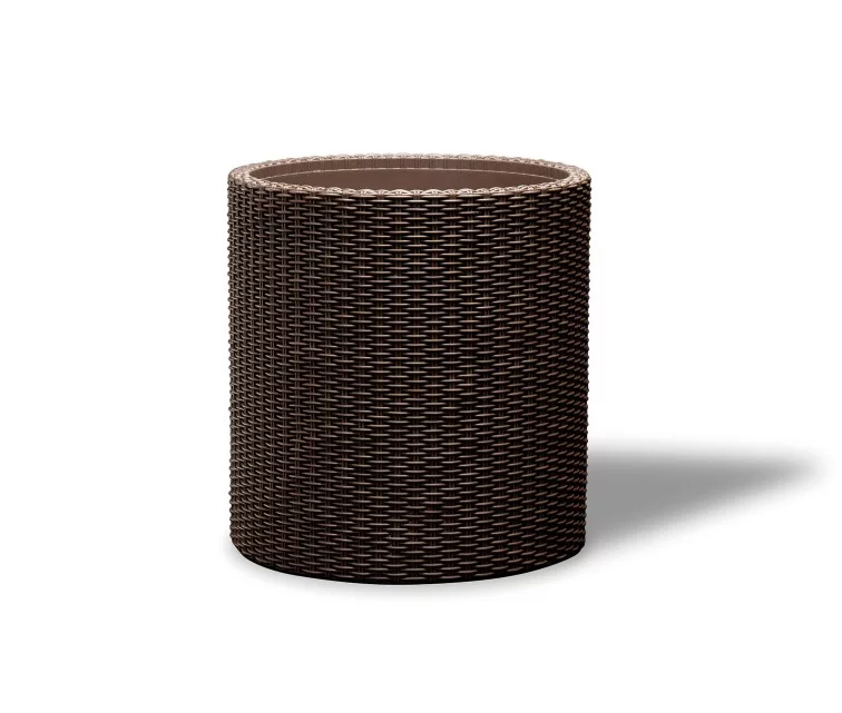 Puķu pods Medium Cylinder Planter brūns Puķu pods Medium Cylinder Planter brūns