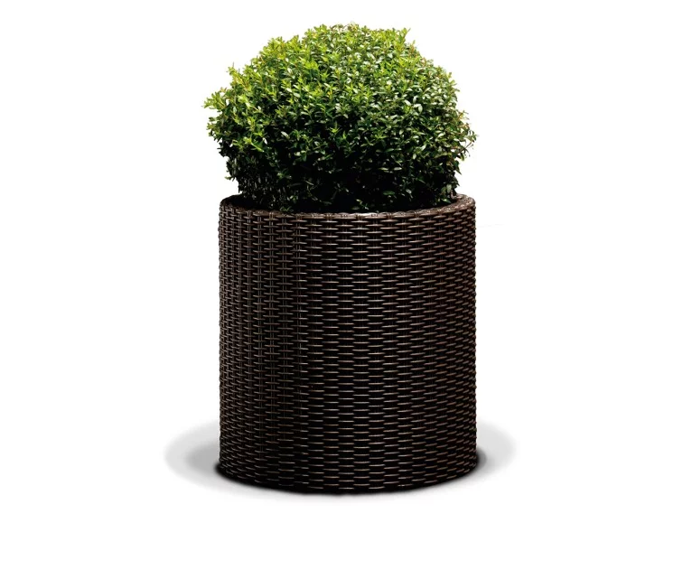 Flowerpot Large Cylinder Planter brown Flowerpot Large Cylinder Planter brown