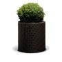 Горшок для цветов Large Cylinder Planter коричневый