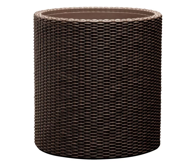Flowerpot Large Cylinder Planter brown Flowerpot Large Cylinder Planter brown