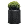 Puķu pods Large Cylinder Planter pelēks