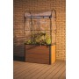 Greenhouse for terrace Maple Green House 99x58x185cm brown