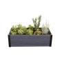 Rectangular flower bed border Maple Trough 106x52x32cm grey Rectangular flower bed border Maple Trough 106x52x32cm grey