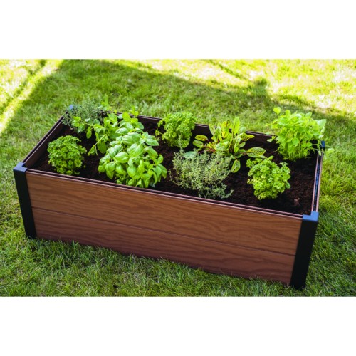 Apmalīte taisnstūra puķu dobei Maple Trough 106x52x32cm brūna Apmalīte taisnstūra puķu dobei Maple Trough 106x52x32cm brūna