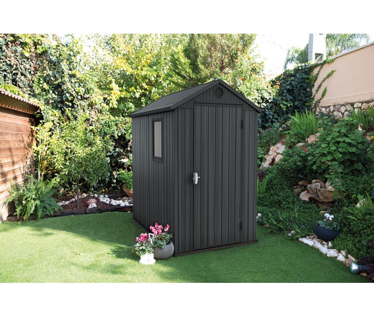 Garden shed Darwin 4x6 grey