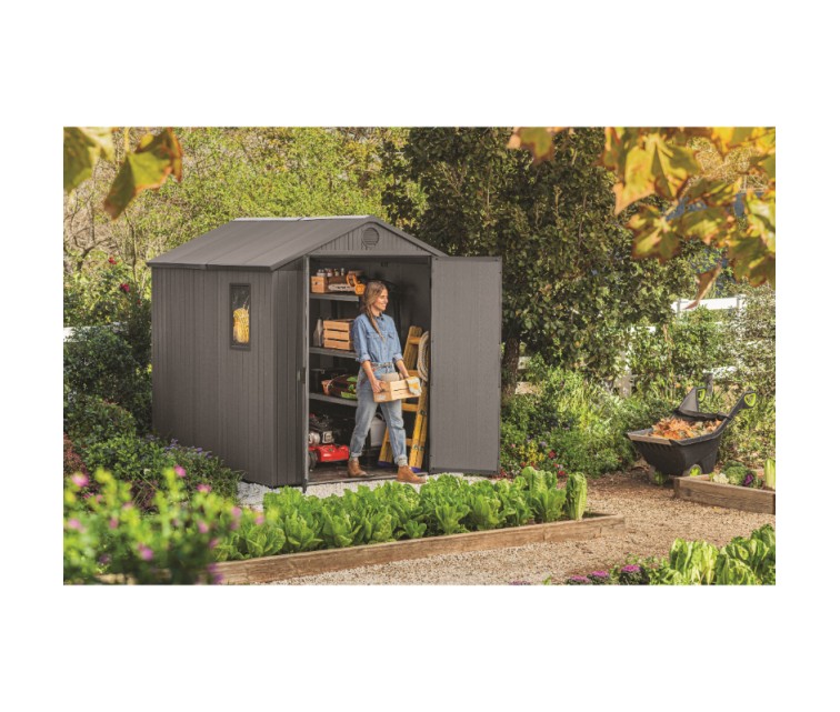 Garden shed Darwin 6x8 grey