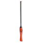 Broom with handle round orange