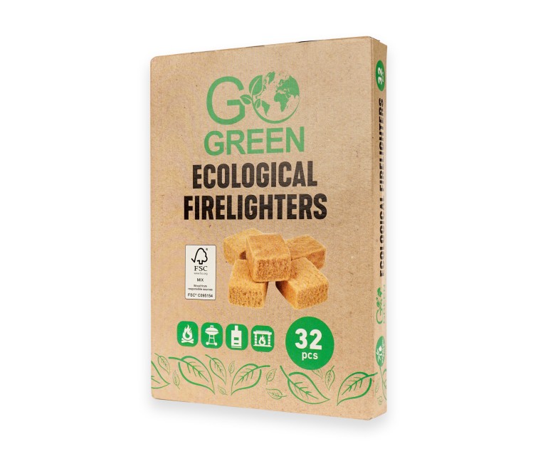 Ecological ignition cubes 32 pcs.