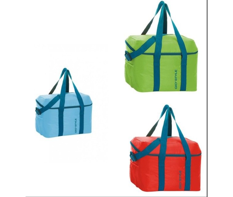 Thermal bag Frio 20 assorted, light blue/green/red