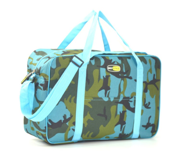 Termiskā soma Camouflage 24 asorti, fuksija/zila/dzeltena/balta