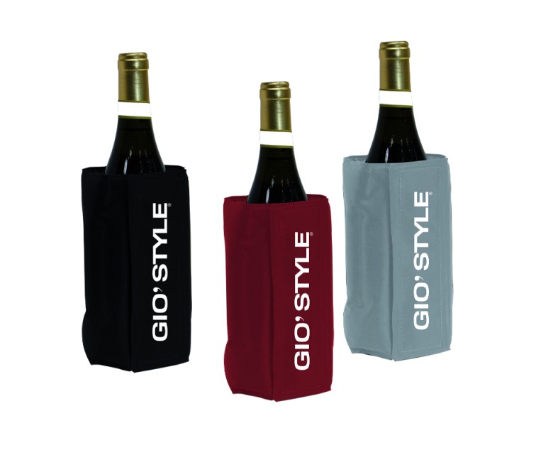 Охладитель для винных бутылок Glacette Dark ассорти, черный/серый/бордовый