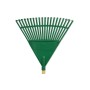 Leaf Rake with handle green 45cm (20 tines)