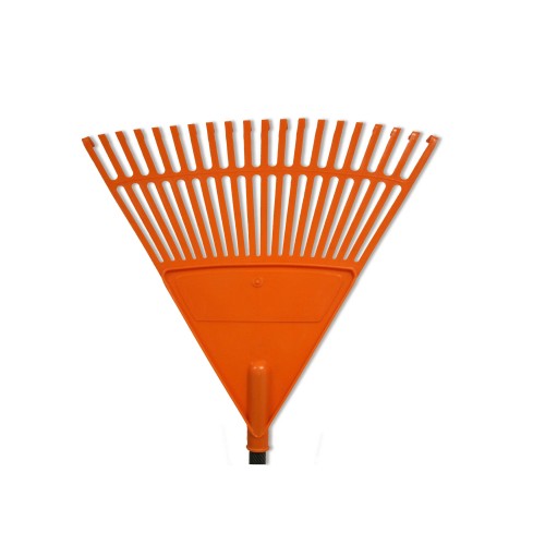 Lapu grābeklis ar kātu oranžs 45cm (20 zari)