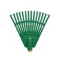 Small rake with handle green 20cm (14 tines)