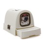 Box with lid for cat litter 51x38,5x40cm cream