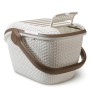 Pet transport box 51x38x33cm cream