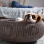 Pet bed Knit 54x54x20,2 brown