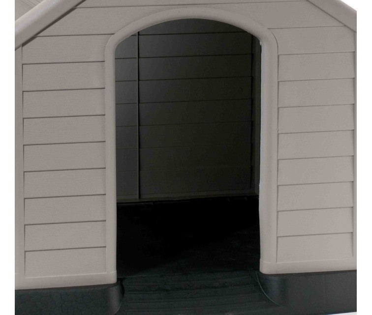 Suņa būda Dog House 95x99x99cm pelēka