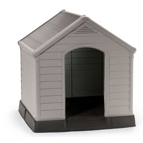 Suņa būda Dog House 95x99x99cm pelēka Suņa būda Dog House 95x99x99cm pelēka