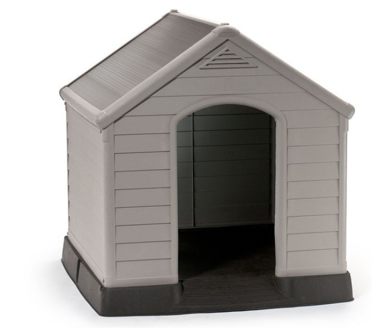 Suņa būda Dog House 95x99x99cm pelēka