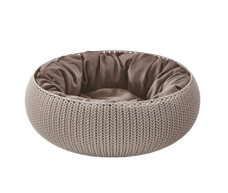 Pet bed Knit 54x54x20,2 brown