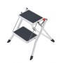Folding step bench MK60 StandardLine / steel / 2 steps / white