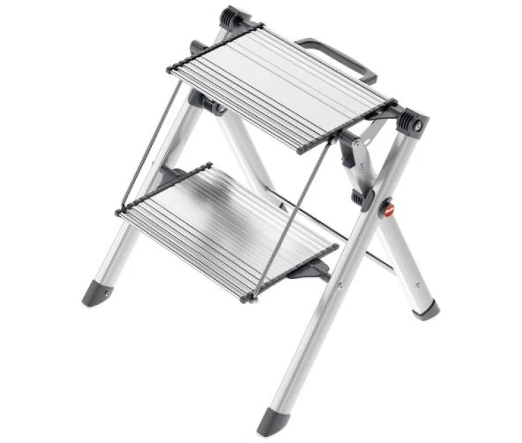 Folding step bench MK80 ComfortLine / aluminium / 2 steps Folding step bench MK80 ComfortLine / aluminium / 2 steps