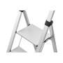 Folding step bench Selekta DK40 BasicLine / aluminium / 2 steps