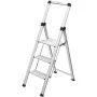 Sulankstomas laiptelinis suoliukas Selekta DK40 BasicLine / aliuminis / 3 pakopos Sulankstomas laiptelinis suoliukas Selekta DK40 BasicLine / aliuminis / 3 pakopos
