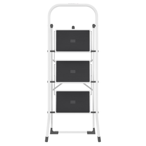 Pakāpienu soliņš salokāms K40 BasicLine / tērauda / 3 pakāpieni, drošības rokturis Pakāpienu soliņš salokāms K40 BasicLine / tērauda / 3 pakāpieni, drošības rokturis