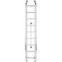 ProfiStep Combi ladder / aluminium / 3x9 steps