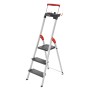 Household ladder L100 TopLine / aluminium / 3 steps