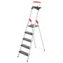 Household ladder L100 TopLine / aluminium / 5 steps