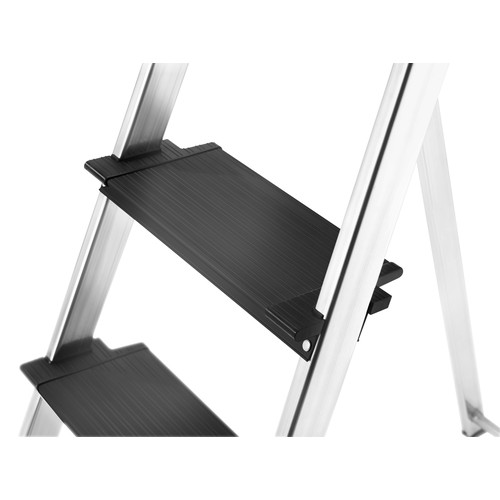 Household ladder L100 TopLine / aluminium / 5 steps