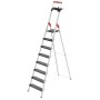 Household ladder L100 TopLine / aluminium / 8 steps