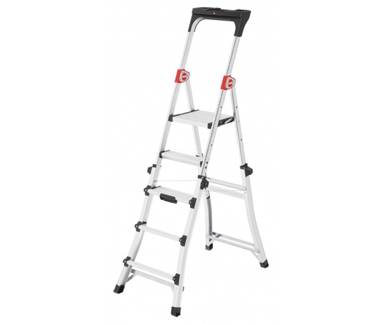 TL100 TopLine household ladder / aluminium / 3-5 steps