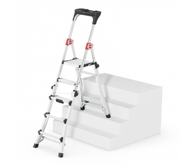 TL100 TopLine household ladder / aluminium / 3-5 steps