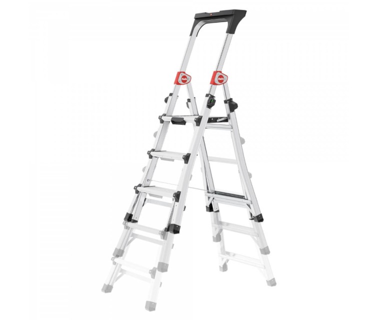 TL100 TopLine household ladder / aluminium / 3-5 steps