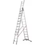 Kombineeritud redel S100 Hailo ProfiLOT / alumiinium / 3x12 astet Kombineeritud redel S100 Hailo ProfiLOT / alumiinium / 3x12 astet