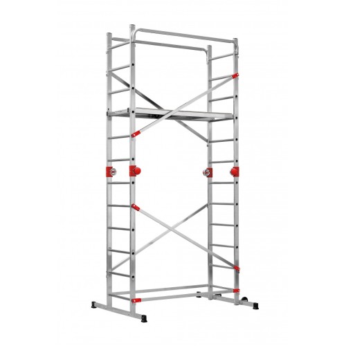 Sastatnes G60 / alumīnija / 2x12 pakāpieni Sastatnes G60 / alumīnija / 2x12 pakāpieni