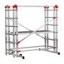 Scaffolding G60 / aluminium / 2x12 steps